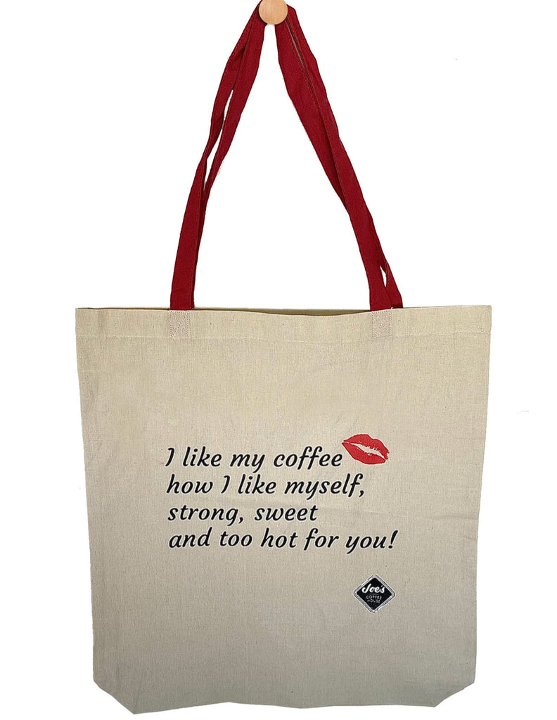 I like my coffee... tote bag