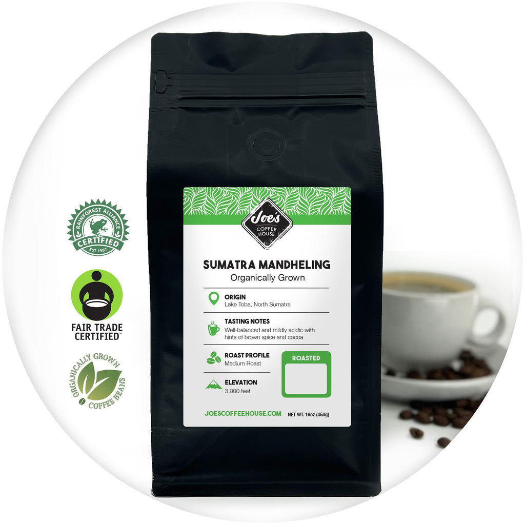 Sumatra Mandheling Coffee Organically Grown
