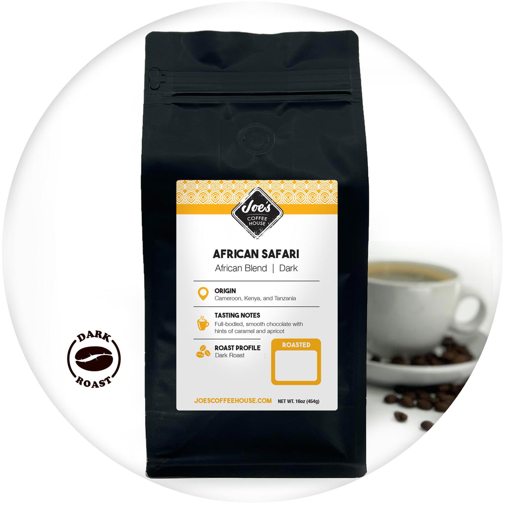 Joe's Coffee House, African Safari Dark Roast