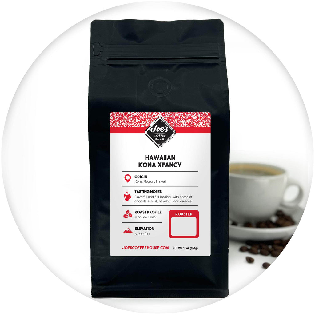 Joe's Coffee House, Hawaiian Kona XFancy Roast