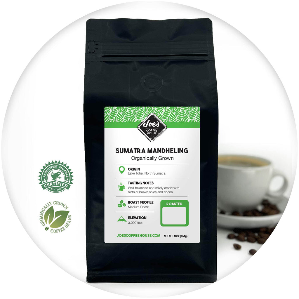 Sumatra Mandheling Coffee Organically Grown