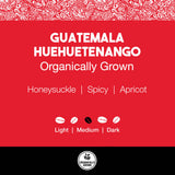 Guatemala Huehuetenango Organically Grown Coffee