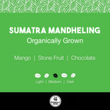 Sumatra Mandheling Coffee Organically Grown