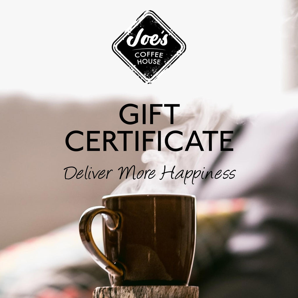 Joe's Coffee House Gift Card