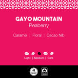 Gayo Mountain Peaberry  Organically Coffee