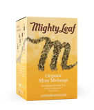 Joe's Coffee House, Mighty Leaf Organic Mint Melange Tea Box